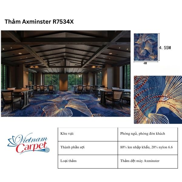 Đặc điểm nổi bật của thảm Axminster R7534X