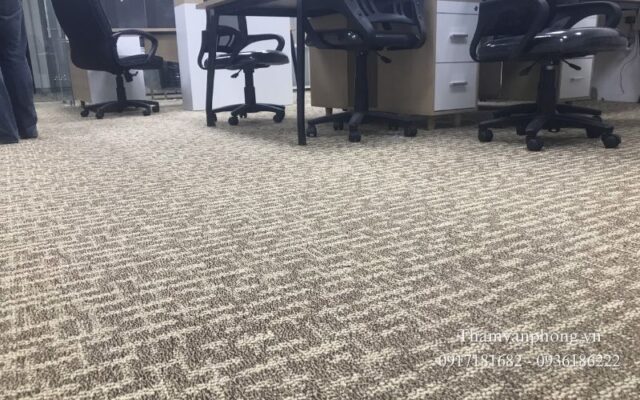 Các loại thảm lót trải văn phòng phổ biến hiện nay