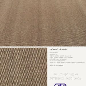 Thảm cuộn hoa văn BC Breeze Plus màu nâu