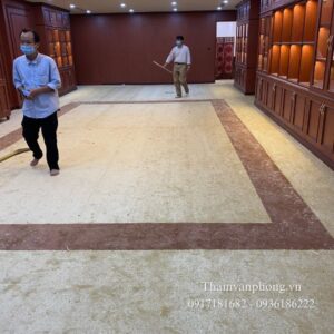 thi công Thảm cuộn SLT Silken Touch