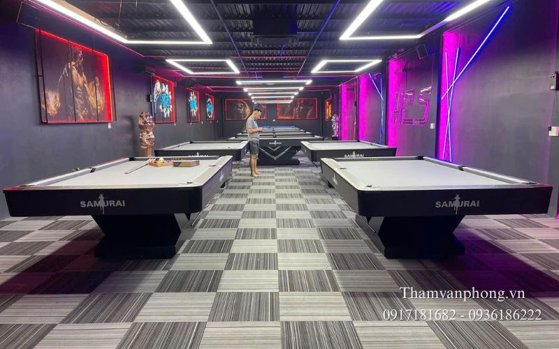 Các mẫu thảm lót sàn bida được ưa chuộng hiện nay