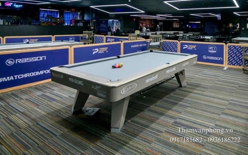 Ưu điểm nổi bật của thảm lót sàn bida cao cấp