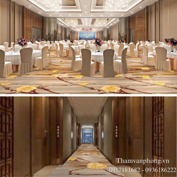 Thảm khách sạn VI029 là lựa chọn hoàn hảo cho các không gian yêu cầu thẩm mỹ