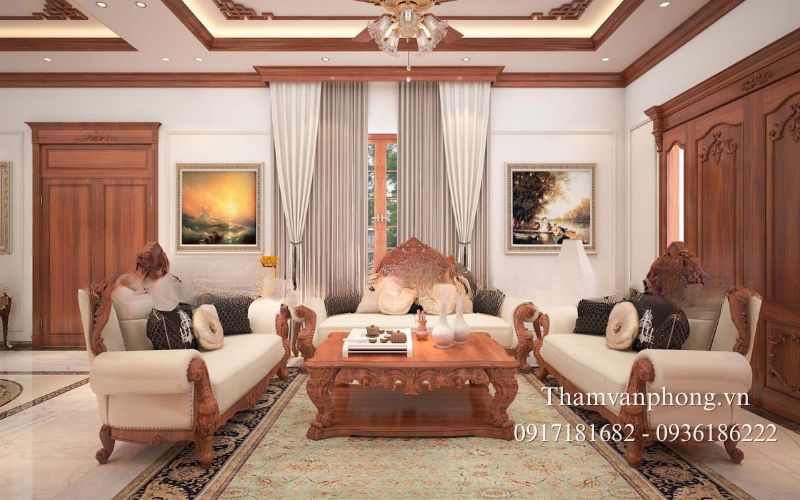 Các mẫu thảm trang trí phòng khách được ưa chuộng hiện nay