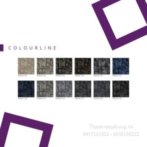 Màu sắc thảm tấm đế cao su Midlands