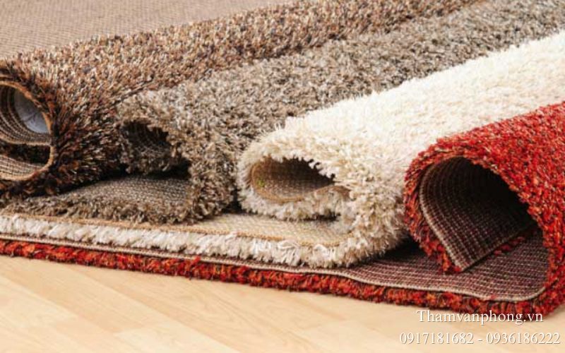 Thảm cuộn có nhiều loại, màu sắc