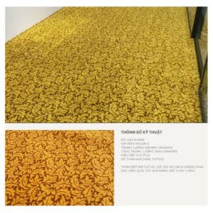 Thảm cuộn FC Series màu vàng