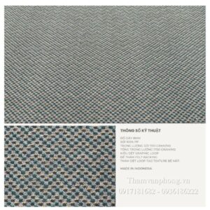 Thảm hoa văn cuộn E6 Eclipse màu xám phối