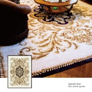 Thảm len cao cấp hoa văn luxury