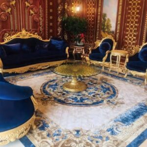 Thảm len cao cấp phong cách châu âu cổ điển