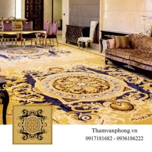 Thảm len hoa văn hoàng gia