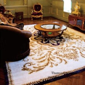 Ưu điểm nổi bật của thảm len dệt tay họa tiết sư tử