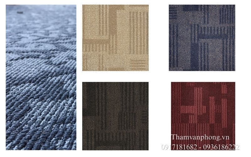 Thảm văn phòng có nhiều mẫu mã khác nhau