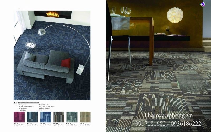 Lựa chọn mẫu thảm phù hợp với không gian