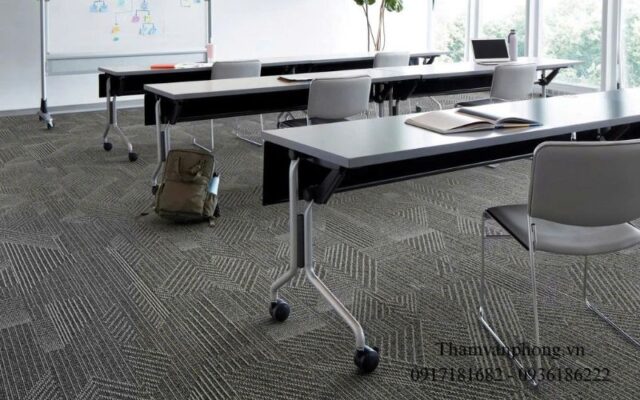 Với các văn phòng vừa và nhỏ, thảm nỉ là giải pháp cân bằng giữa chi phí và hiệu quả sử dụng