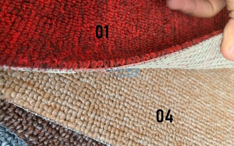 Thảm thiết kế chắc chắn, dày dặn