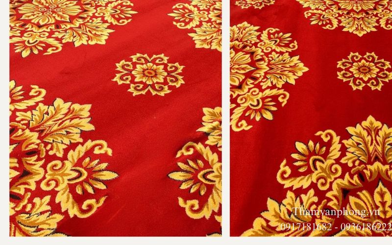 Màu sắc thảm sự kiện sang trọng