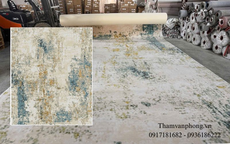 Mẫu thảm nỉ cuộn khổ rộng