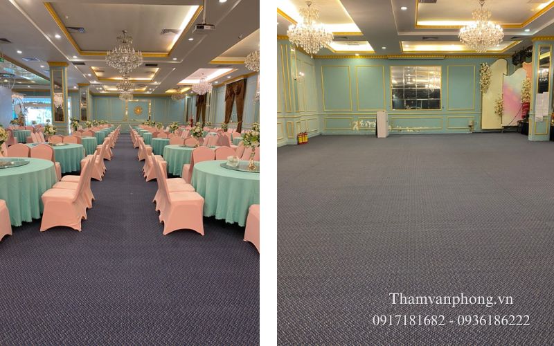 Diện tích trung bình ưu tiên thảm cuộn khổ rộng