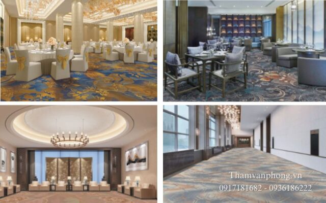 Thảm nylon phù hợp với không gian sang trọng