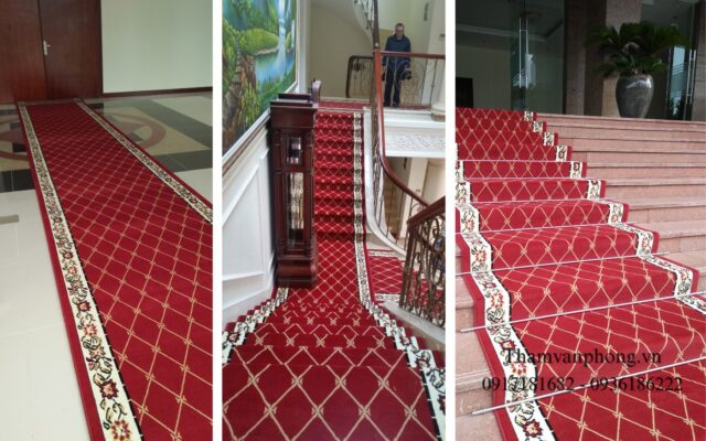 Thảm dẫn lỗi cho khu vực sảnh, cầu thang