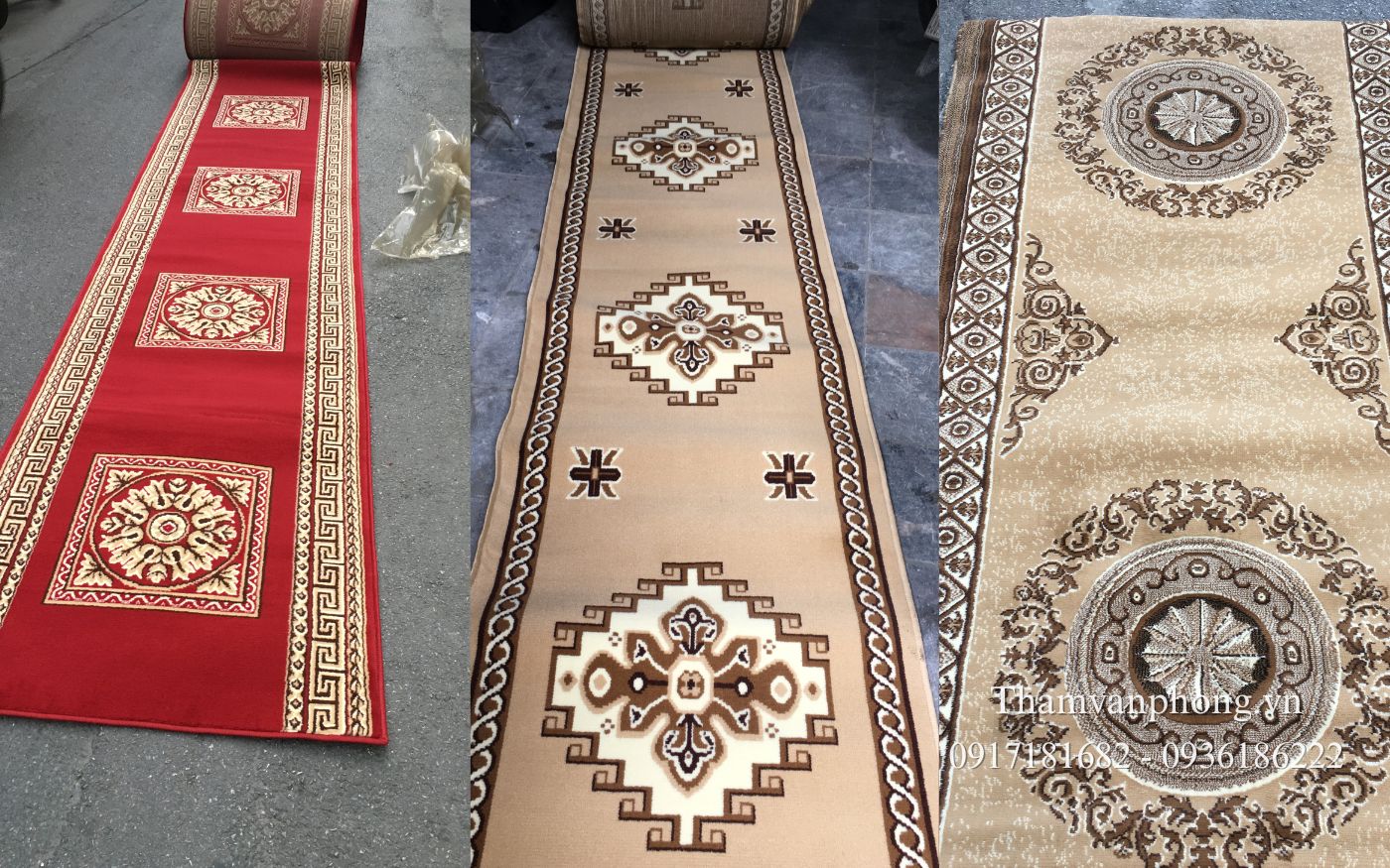 Lắp đặt thảm cho không gian sự kiện