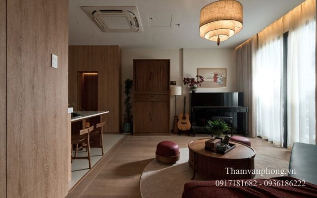 Thảm phòng khách hiện đại