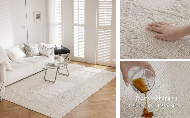 Thảm mỹ thuật cho phòng khách hiện đại