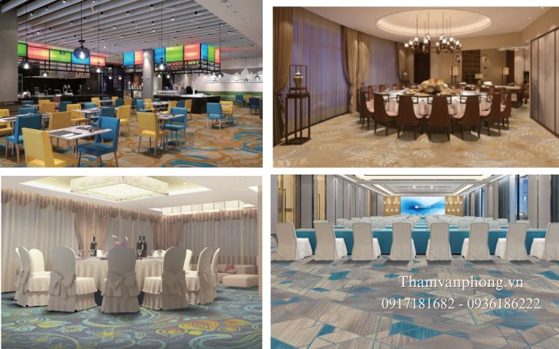 Thảm trang trí trong khách sạn