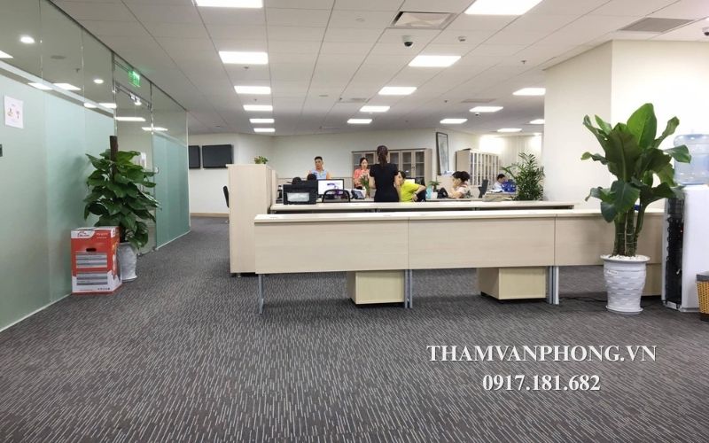 Xu hướng sử dụng thảm tấm trong văn phòng hiện đại