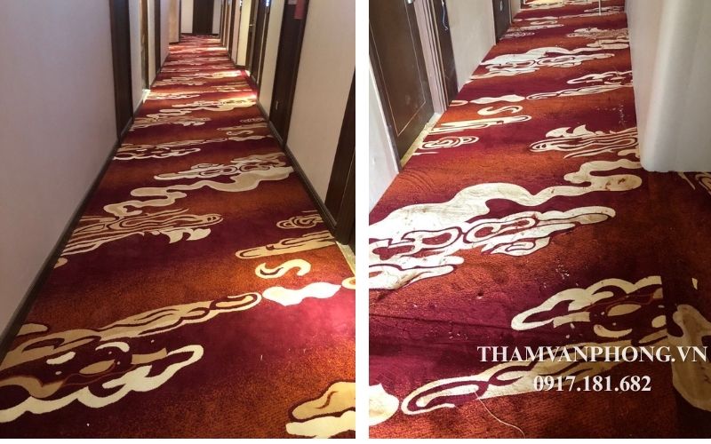 Thảm hành lang khách sạn