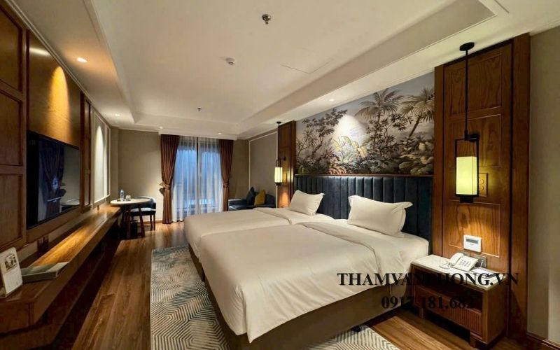 Thảm chân giường khách sạn