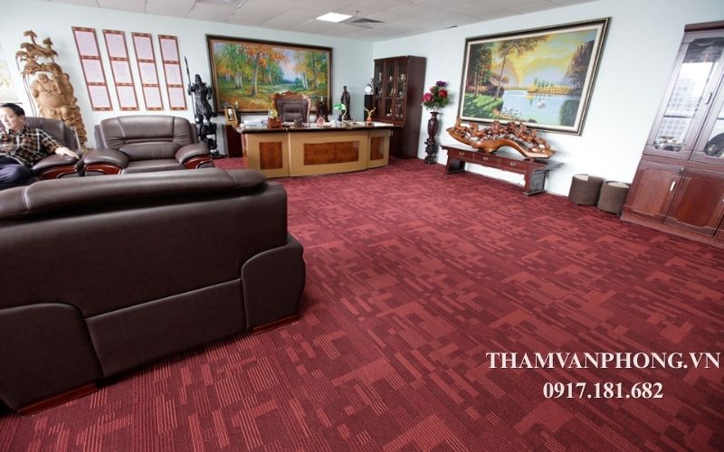Thảm tấm trong văn phòng