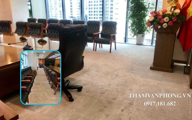 Thảm cuộn phù hợp không gian ổn định lâu dài