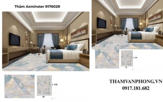 Thảm Axminster họa tiết cổ điển sang trọng