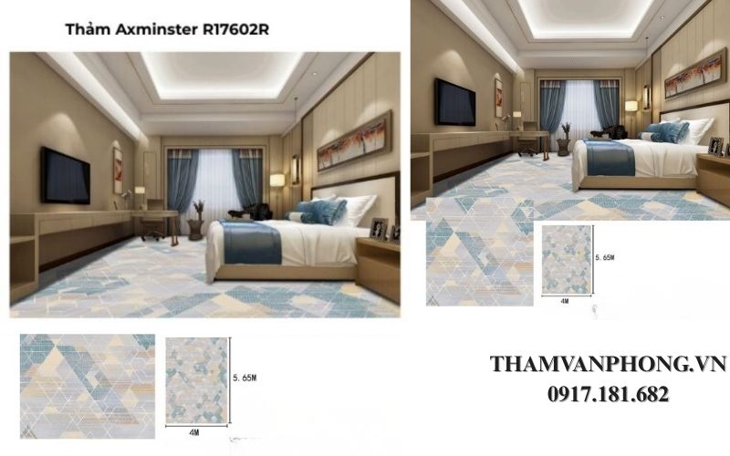 Thảm Axminster họa tiết cổ điển sang trọng