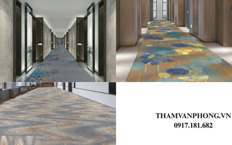 Thảm tấm cao cấp cho hành lang khách sạn