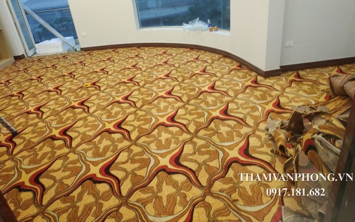 Hoa văn 3D và hiệu ứng thị giác trong thiết kế thảm