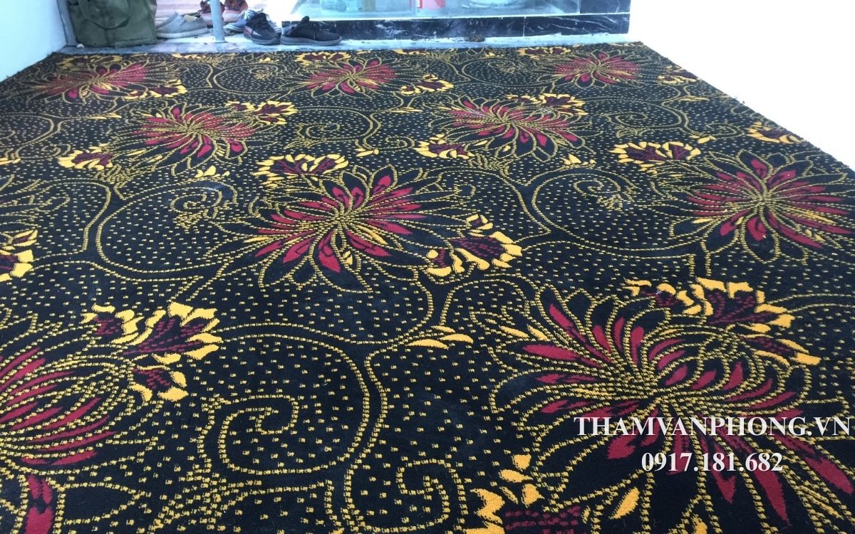 Ứng dụng thảm cuộn hoa văn trong từng không gian