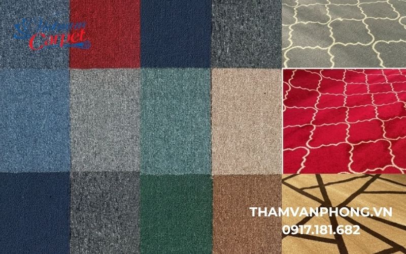 Thảm Văn Phòng Việt Nam cung cấp sản phẩm với màu sắc thảm đa dạng