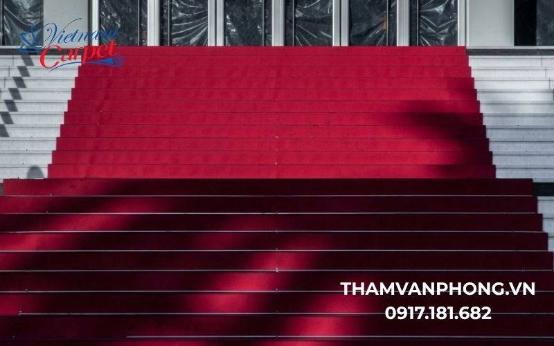 thuê thảm sự kiện diễn ra trong ngày