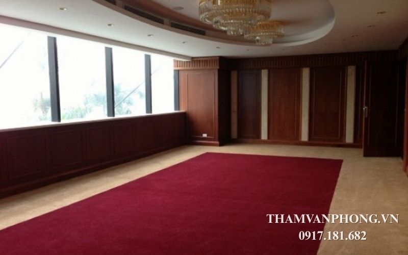 Thảm đỏ trải văn phòng