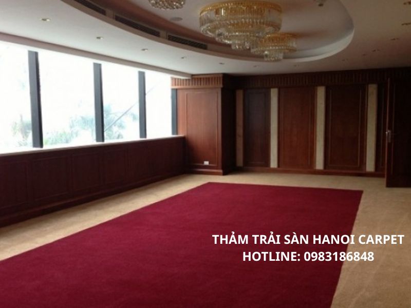 Thảm đỏ trải văn phòng