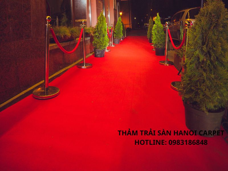 Mua thảm thảm trải sự kiện cho những khu vực thường xuyên tổ chức hội nghị, khai trương, triển lãm