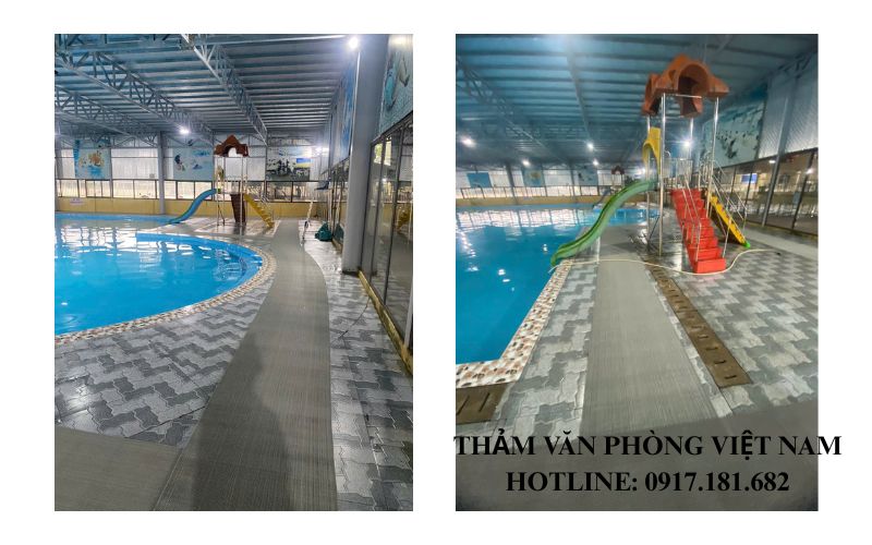 Thảm Văn Phòng Việt Nam cung cấp đa dạng mẫu thảm chống trơn trượt bể bơi