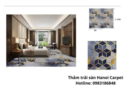 Thảm lông ngắn hiện đại