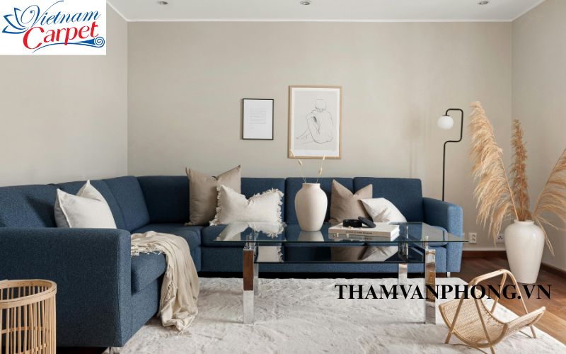 Sử dụng sofa chữ L để tối ưu diện tích