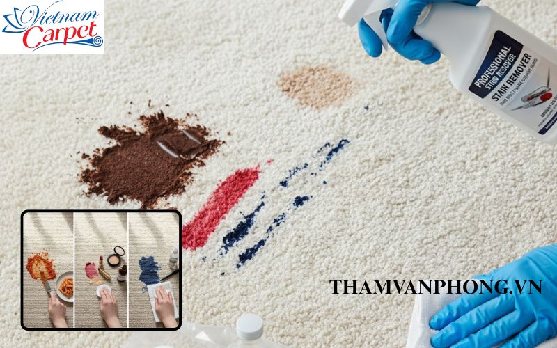 Xử lý ngay các vết bẩn mới phát sinh