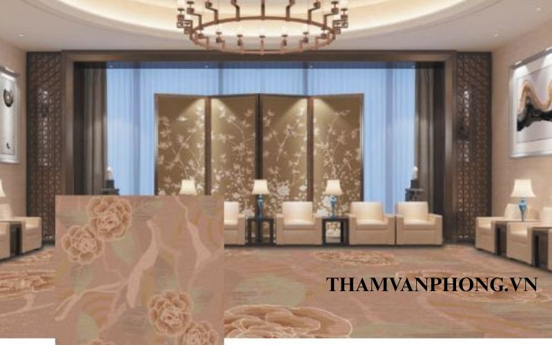 Thảm nylon in họa tiết cổ điển