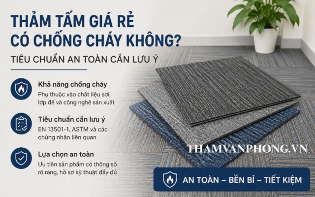 Thảm tấm giá rẻ có chống cháy